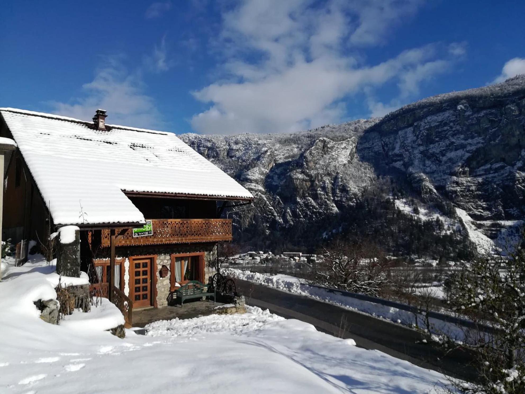 Appartement Cozy 100M2 Dans Chalet Savoyard Magland Buitenkant foto