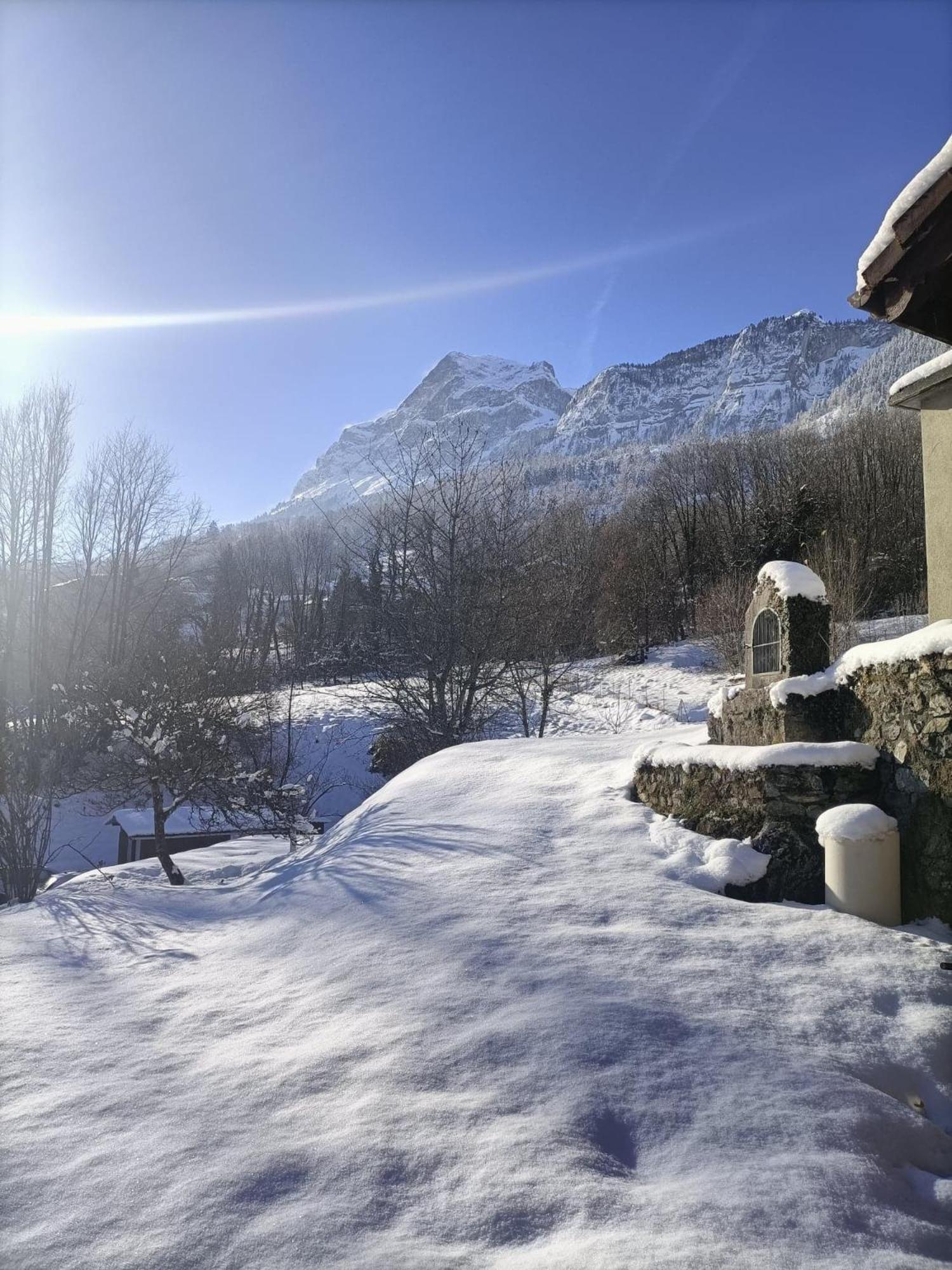 Appartement Cozy 100M2 Dans Chalet Savoyard Magland Buitenkant foto